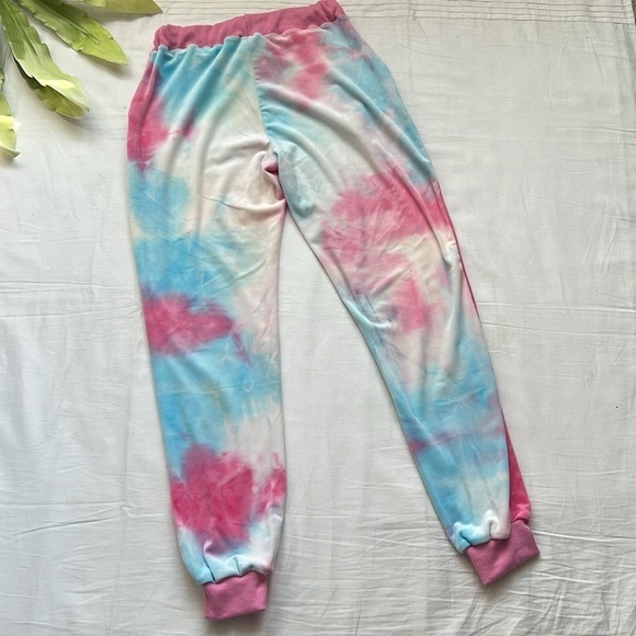 Ladies Sports Trousers, Breathable Simple Style Random Dyeing Ankle Banded Pants - Picture 4 of 5